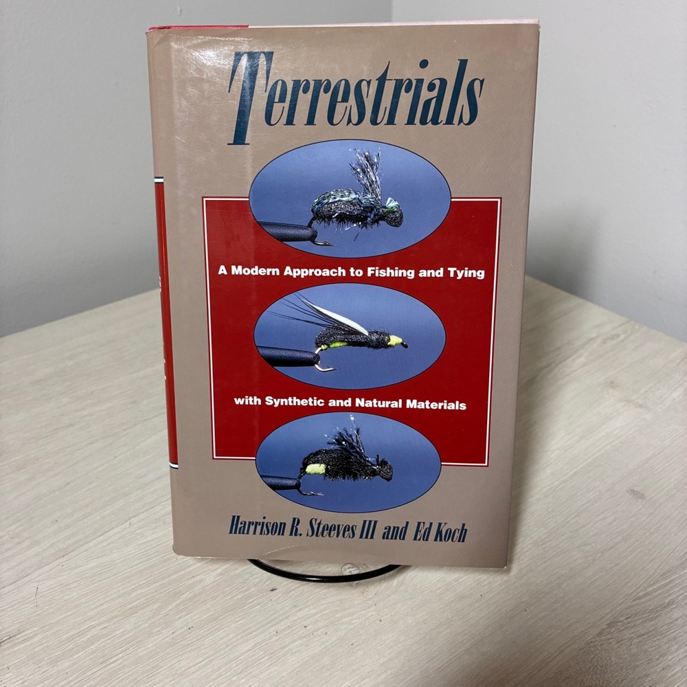 Terrestrials Fly Fishing HB Signed First Edition Angling Classic Book